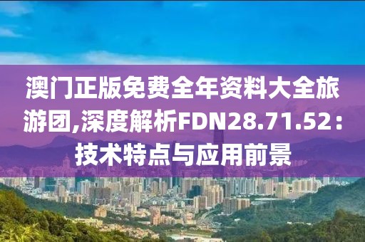 澳門正版免費全年資料大全旅游團,深度解析FDN28.71.52：技術特點與應用前景