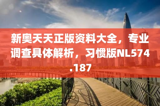 新奧天天正版資料大全，專業調查具體解析，習慣版NL574.187