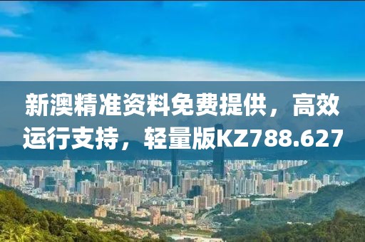 新澳精準資料免費提供，高效運行支持，輕量版KZ788.627