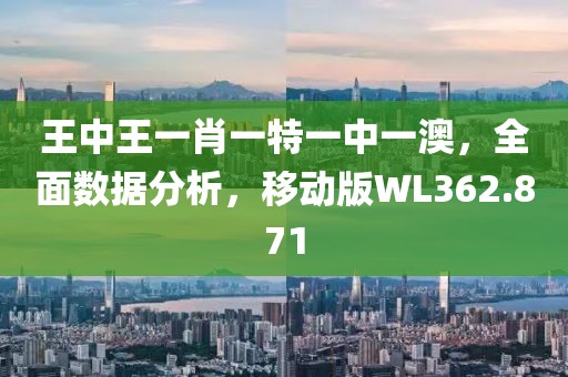 王中王一肖一特一中一澳，全面數據分析，移動版WL362.871