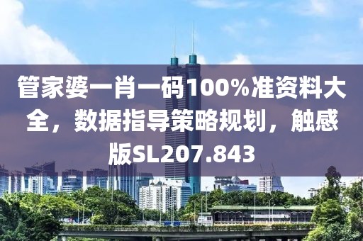 管家婆一肖一碼100%準資料大全，數據指導策略規劃，觸感版SL207.843