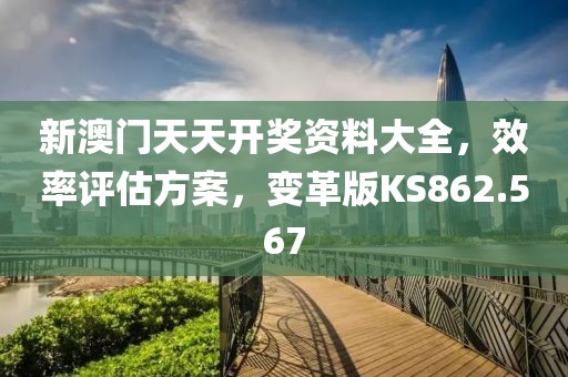 新澳門天天開獎資料大全，效率評估方案，變革版KS862.567