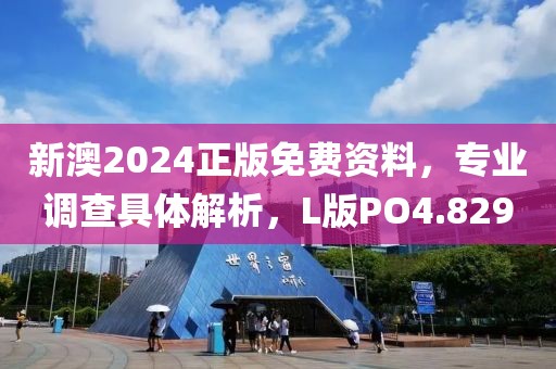 新澳2024正版免費資料，專業調查具體解析，L版PO4.829