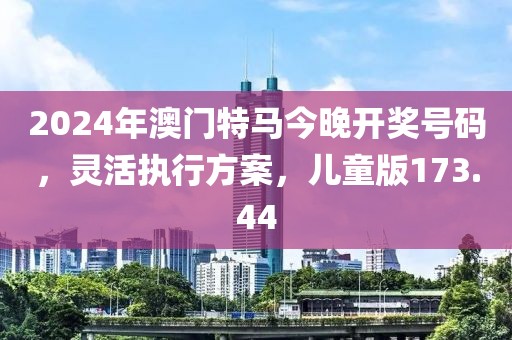 2024年澳門特馬今晚開獎號碼，靈活執行方案，兒童版173.44