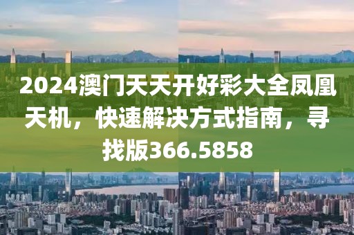 2024澳門天天開好彩大全鳳凰天機，快速解決方式指南，尋找版366.5858