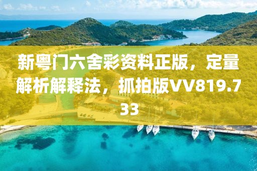 新粵門六舍彩資料正版，定量解析解釋法，抓拍版VV819.733