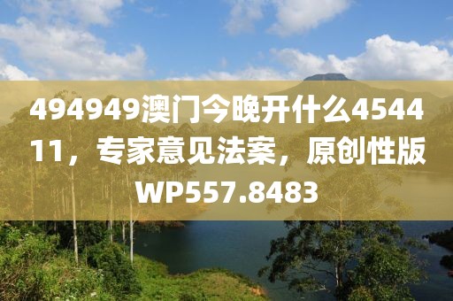494949澳門今晚開什么454411，專家意見法案，原創性版WP557.8483