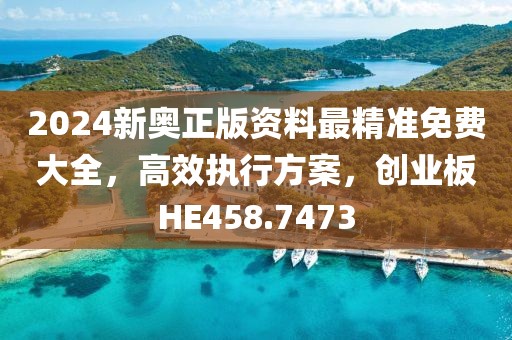 2024新奧正版資料最精準免費大全，高效執行方案，創業板HE458.7473