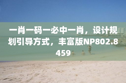 一肖一碼一必中一肖，設計規劃引導方式，豐富版NP802.8459
