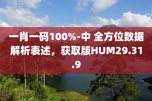 一肖一碼100%-中 全方位數據解析表述，獲取版HUM29.31.9