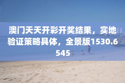 澳門天天開彩開獎結果，實地驗證策略具體，全景版1530.6545