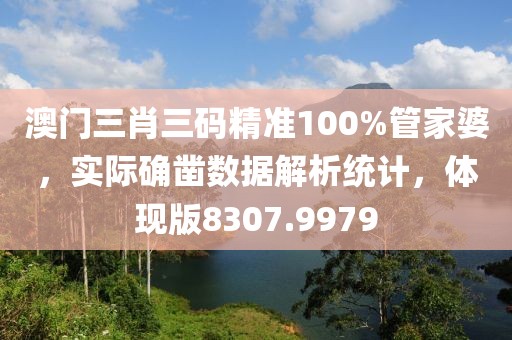 澳門三肖三碼精準100%管家婆，實際確鑿數據解析統計，體現版8307.9979