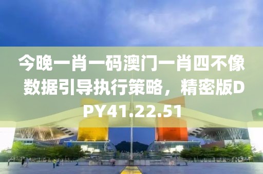 今晚一肖一碼澳門一肖四不像 數據引導執行策略，精密版DPY41.22.51