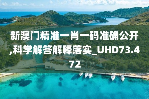 新澳門精準一肖一碼準確公開,科學解答解釋落實_UHD73.472