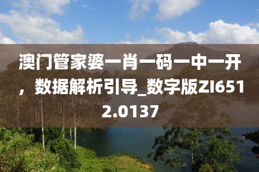 澳門管家婆一肖一碼一中一開，數據解析引導_數字版ZI6512.0137
