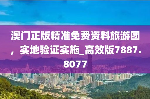 澳門正版精準免費資料旅游團，實地驗證實施_高效版7887.8077