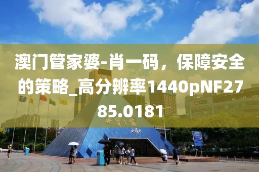 澳門管家婆-肖一碼，保障安全的策略_高分辨率1440pNF2785.0181