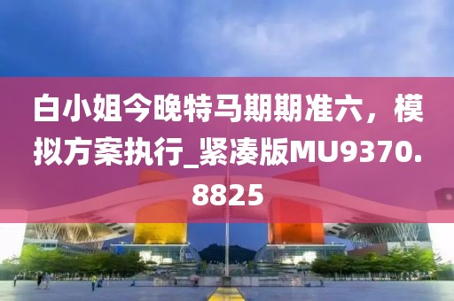白小姐今晚特馬期期準六，模擬方案執行_緊湊版MU9370.8825