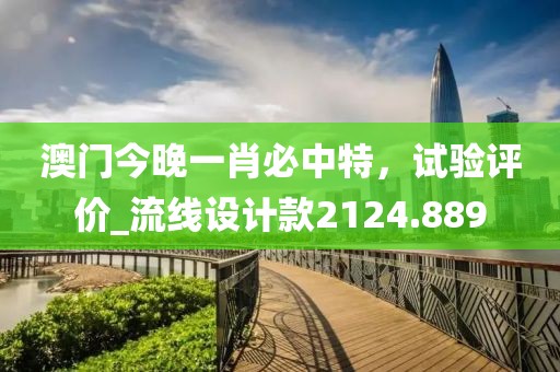 澳門今晚一肖必中特，試驗評價_流線設計款2124.889
