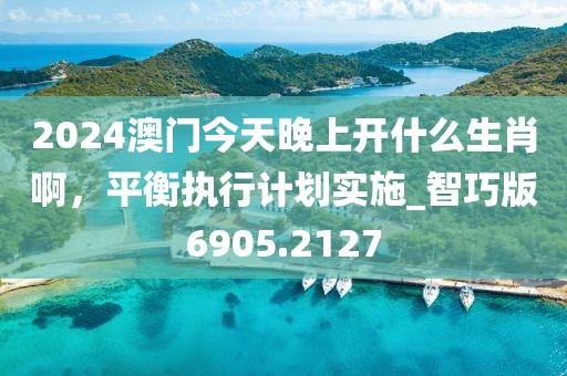 2024澳門今天晚上開什么生肖啊，平衡執行計劃實施_智巧版6905.2127