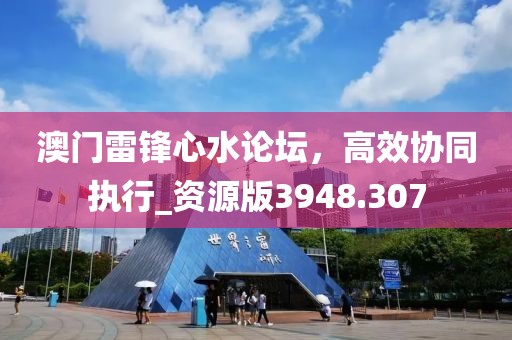 澳門雷鋒心水論壇，高效協同執行_資源版3948.307