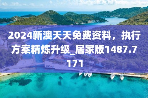 2024新澳天天免費資料，執行方案精煉升級_居家版1487.7171