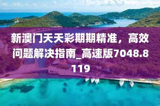 新澳門天天彩期期精準，高效問題解決指南_高速版7048.8119