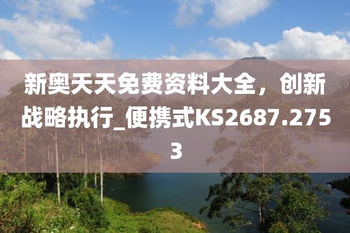 新奧天天免費資料大全，創新戰略執行_便攜式KS2687.2753
