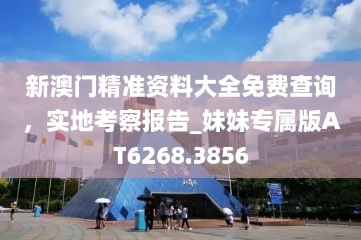 新澳門精準資料大全免費查詢，實地考察報告_妹妹專屬版AT6268.3856