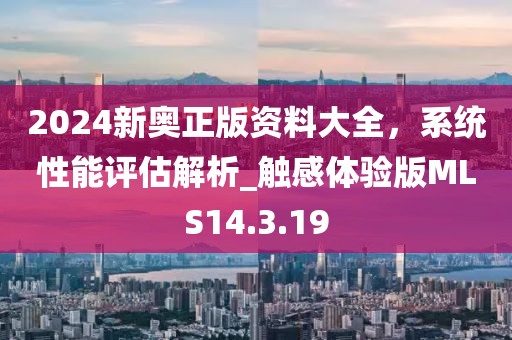 2024新奧正版資料大全，系統性能評估解析_觸感體驗版MLS14.3.19