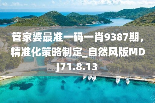 管家婆最準一碼一肖9387期，精準化策略制定_自然風版MDJ71.8.13