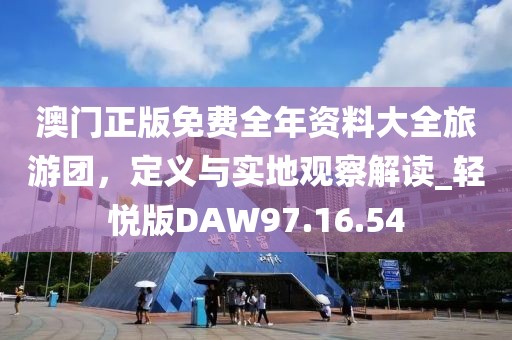 澳門正版免費全年資料大全旅游團，定義與實地觀察解讀_輕悅版DAW97.16.54