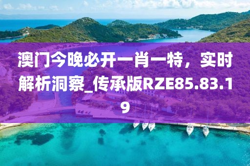 澳門今晚必開一肖一特，實時解析洞察_傳承版RZE85.83.19
