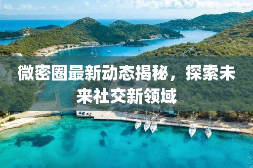 微密圈最新動態揭秘，探索未來社交新領域