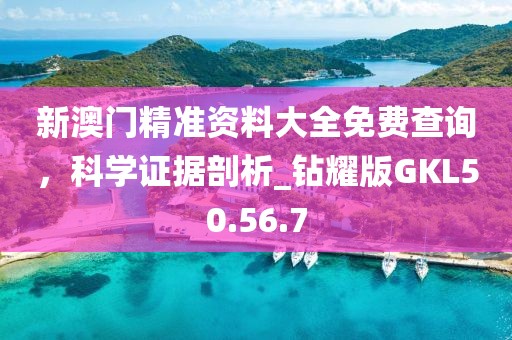新澳門精準資料大全免費查詢，科學證據剖析_鉆耀版GKL50.56.7