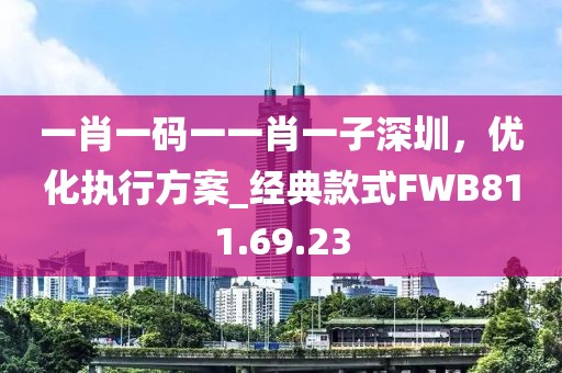 一肖一碼一一肖一子深圳，優化執行方案_經典款式FWB811.69.23