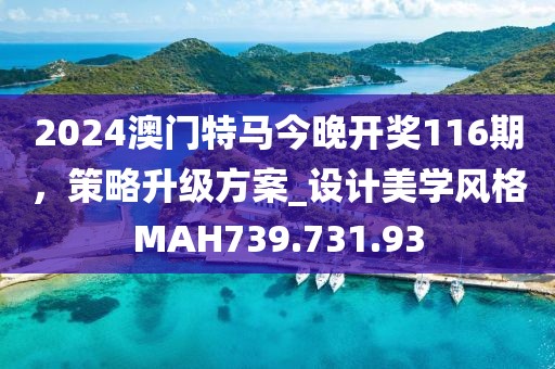 2024澳門特馬今晚開獎116期，策略升級方案_設計美學風格MAH739.731.93