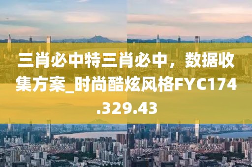 三肖必中特三肖必中，數據收集方案_時尚酷炫風格FYC174.329.43
