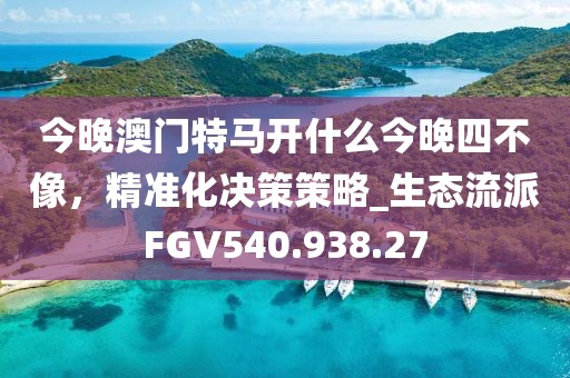 今晚澳門特馬開什么今晚四不像，精準化決策策略_生態流派FGV540.938.27
