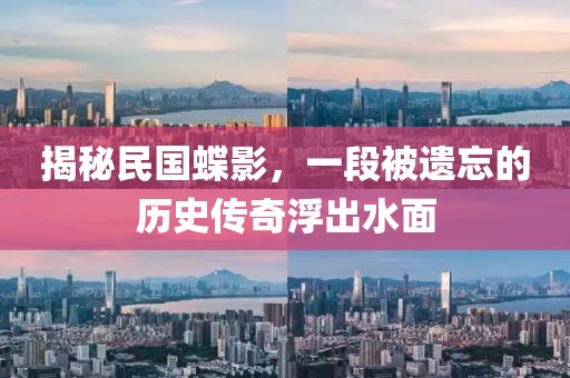揭秘民國蝶影，一段被遺忘的歷史傳奇浮出水面