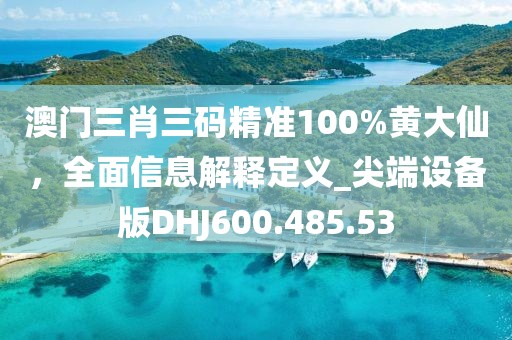 澳門三肖三碼精準100%黃大仙，全面信息解釋定義_尖端設備版DHJ600.485.53