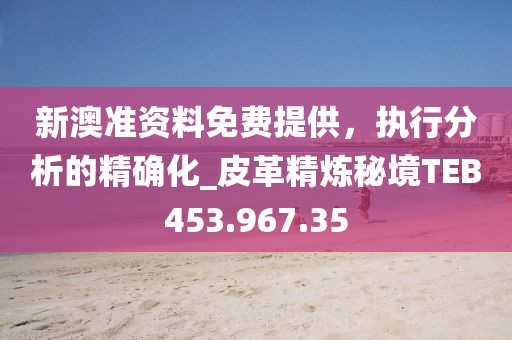 新澳準資料免費提供，執行分析的精確化_皮革精煉秘境TEB453.967.35