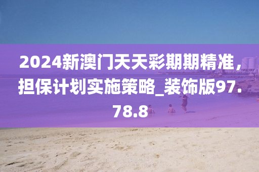 2024新澳門天天彩期期精準，擔保計劃實施策略_裝飾版97.78.8
