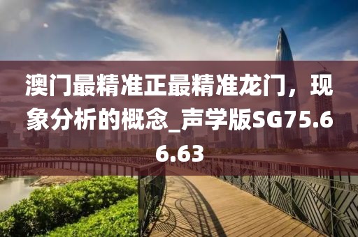 澳門最精準正最精準龍門，現象分析的概念_聲學版SG75.66.63