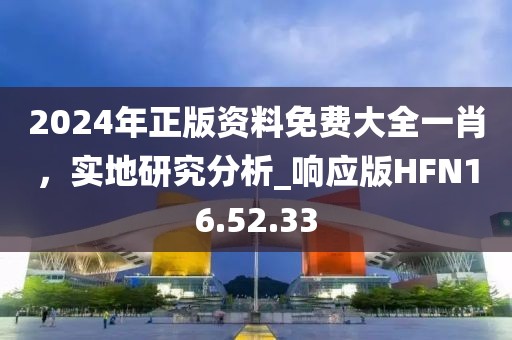 2024年正版資料免費大全一肖，實地研究分析_響應版HFN16.52.33