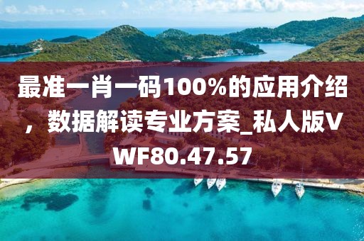 最準一肖一碼100%的應用介紹，數據解讀專業方案_私人版VWF80.47.57
