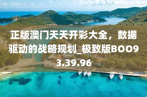 正版澳門天天開彩大全，數據驅動的戰略規劃_極致版BOO93.39.96