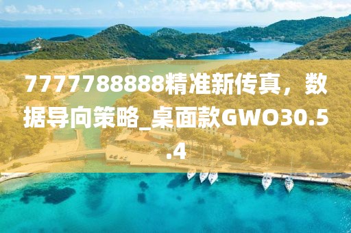 7777788888精準新傳真，數據導向策略_桌面款GWO30.5.4