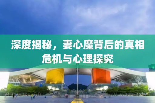 深度揭秘，妻心魔背后的真相危機與心理探究