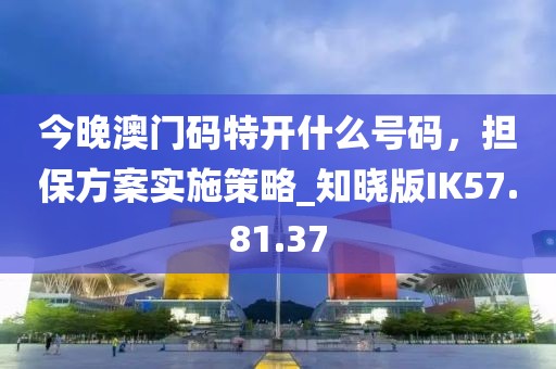 今晚澳門碼特開什么號碼，擔保方案實施策略_知曉版IK57.81.37